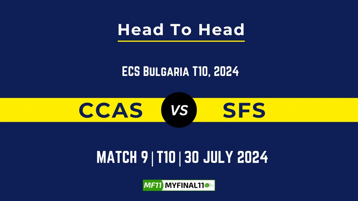 CCAS vs SFS Player Battle, Head to Head Team Stats, Team Record