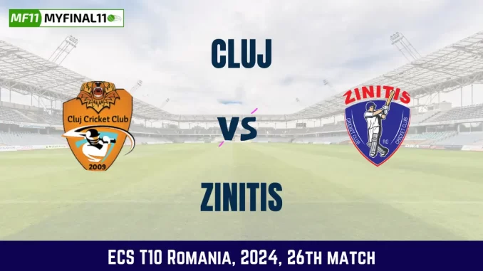 CLJ vs ZIN Dream11 Prediction Today 26th Match, Pitch Report, and Player Stats, ECS T10 Romania, 2024