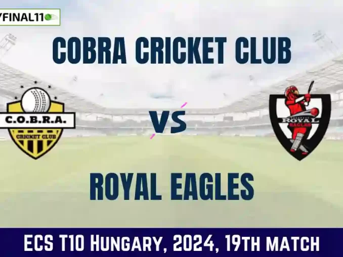 COB vs REA Dream11 Prediction Today 19th Match, Pitch Report, and Player Stats, ECS T10 Hungary, 2024