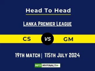 CS vs GM Dream11 Prediction, Player Stats, Player Battle & Expert Fantasy Guide By MyFinal11