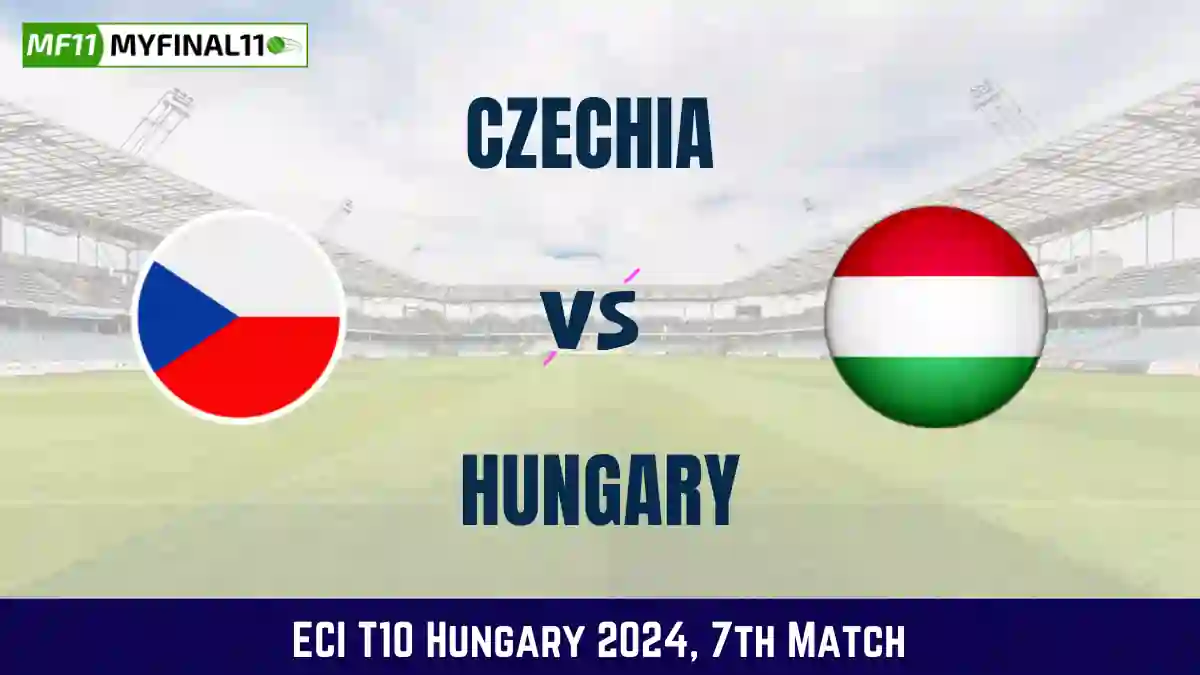 CZE vs HUN Dream11 Prediction Today 7th Match, Pitch Report, and Player Stats, ECI T10 Hungary, 2024