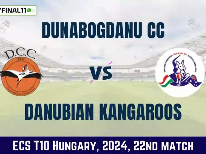 DCC vs DK Dream11 Prediction Today 22nd Match, Pitch Report, and Player Stats, ECS T10 Hungary, 2024