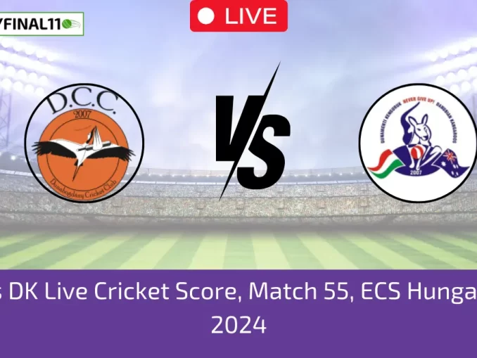 DCC vs DK Live Cricket Score, Match 55, ECS Hungary T10, 2024