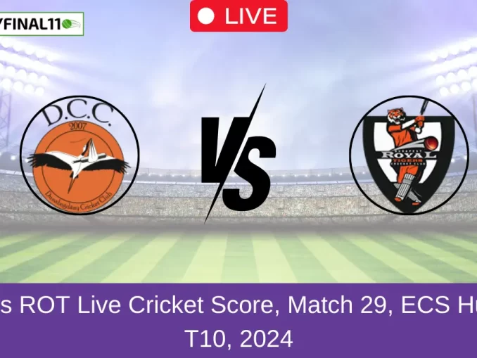 DCC vs ROT Live Cricket Score, Match 29, ECS Hungary T10, 2024