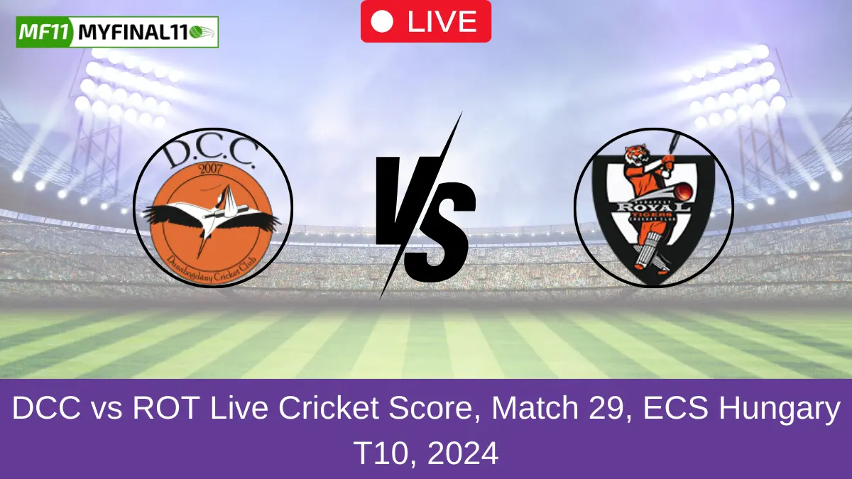 DCC vs ROT Live Cricket Score, Match 29, ECS Hungary T10, 2024