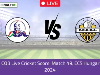 DK vs COB Live Cricket Score, Match 49, ECS Hungary T10, 2024