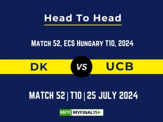 DK vs UCB Player Battle, Head to Head Team Stats, Team Record