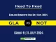 GLA vs NOT Player Battle, Head to Head Team Stats, Team Record