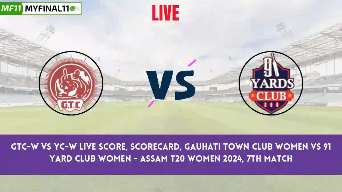 GTC-W vs YC-W Live Score, Scorecard, Assam T20 Women, 7th Match 2024