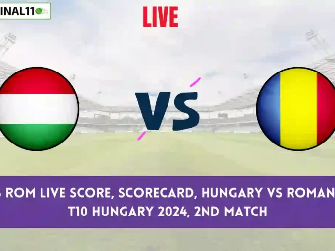 HUN vs ROM Live Score, Scorecard, ECI T10 Hungary, 2nd Match 2024