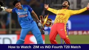 Team India Leads Series Against Zimbabwe