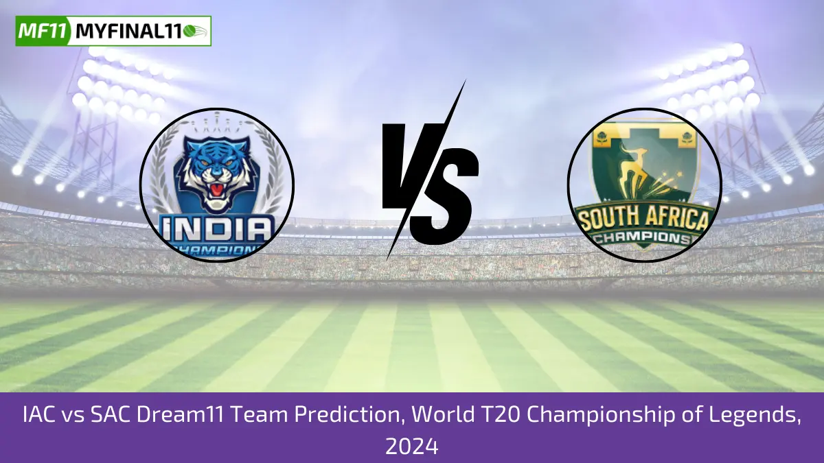 IAC vs SAC Dream11 Team Prediction, World T20 Championship of Legends, 2024