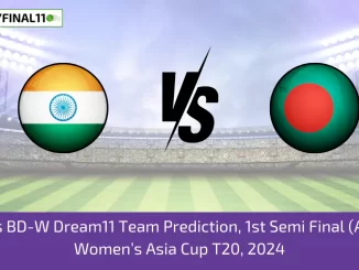 IN-W vs BD-W Dream11 Team Prediction, 1st Semi Final (A1 v B2), Women's Asia Cup T20, 2024