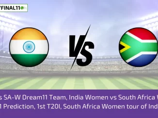 IN-W vs SA-W Dream11 Team, India Women vs South Africa Women Dream11 Prediction, 1st T20I, South Africa Women tour of India, 2024