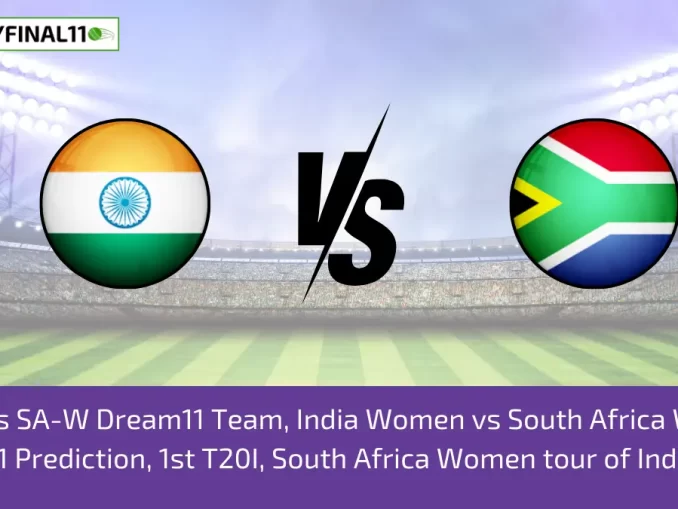 IN-W vs SA-W Dream11 Team, India Women vs South Africa Women Dream11 Prediction, 1st T20I, South Africa Women tour of India, 2024