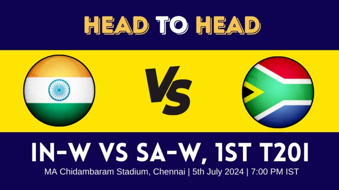 IN-W vs SA-W Head to Head Analysis 1st T20I 2024