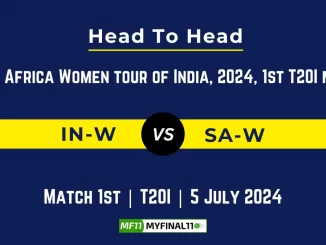 IN-W vs SA-W Player Battle Head to Head Player Stats/Record, South Africa Women tour of India, 2024 - 1st T20I Match