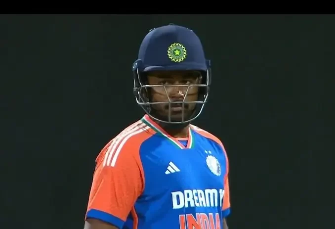 Sanju Samson got a chance in the second match but couldn't do it