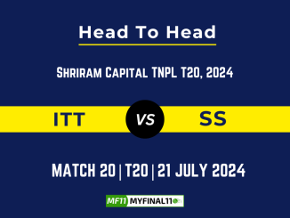 ITT vs SS Player Battle, Head to Head Team Stats, Team Record