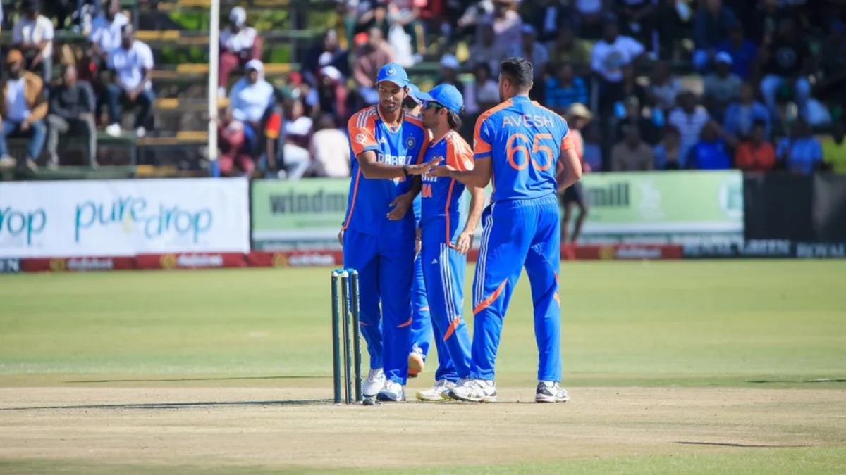 The last match of the 5 T20 match series between India and Zimbabwe is being played today, Sunday, at Harare Sports Club