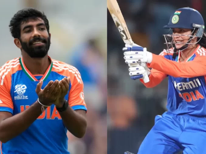 Jasprit Bumrah and Smriti Mandhana Win ICC Player of the Month Awards