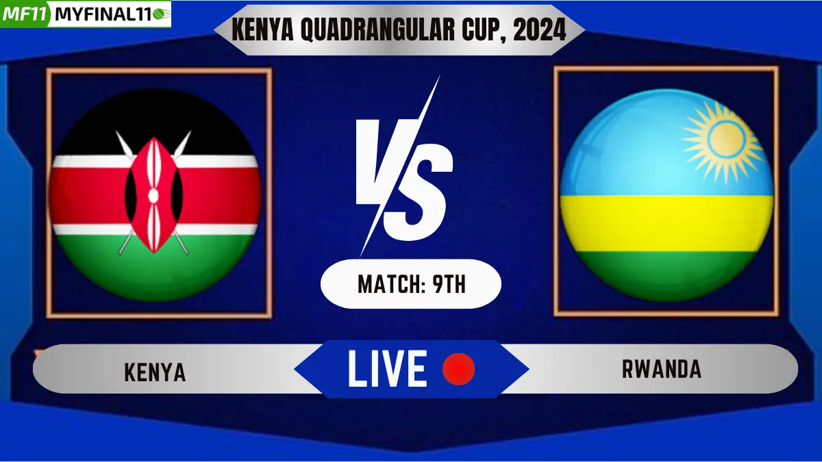 KEN vs RWA Live Score, Kenya Quadrangular Cup, 2024, 9th Match, Kenya vs Rwanda Live Cricket Score & Commentary [3rd July 2024]