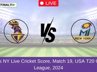 LAS vs NY Live Cricket Score, Match 19, USA T20 Cricket League, 2024 (1)