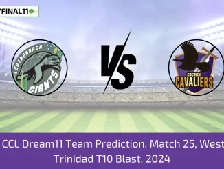 LEG vs CCL Dream11 Team Prediction, Match 25, West Indies Trinidad T10 Blast, 2024