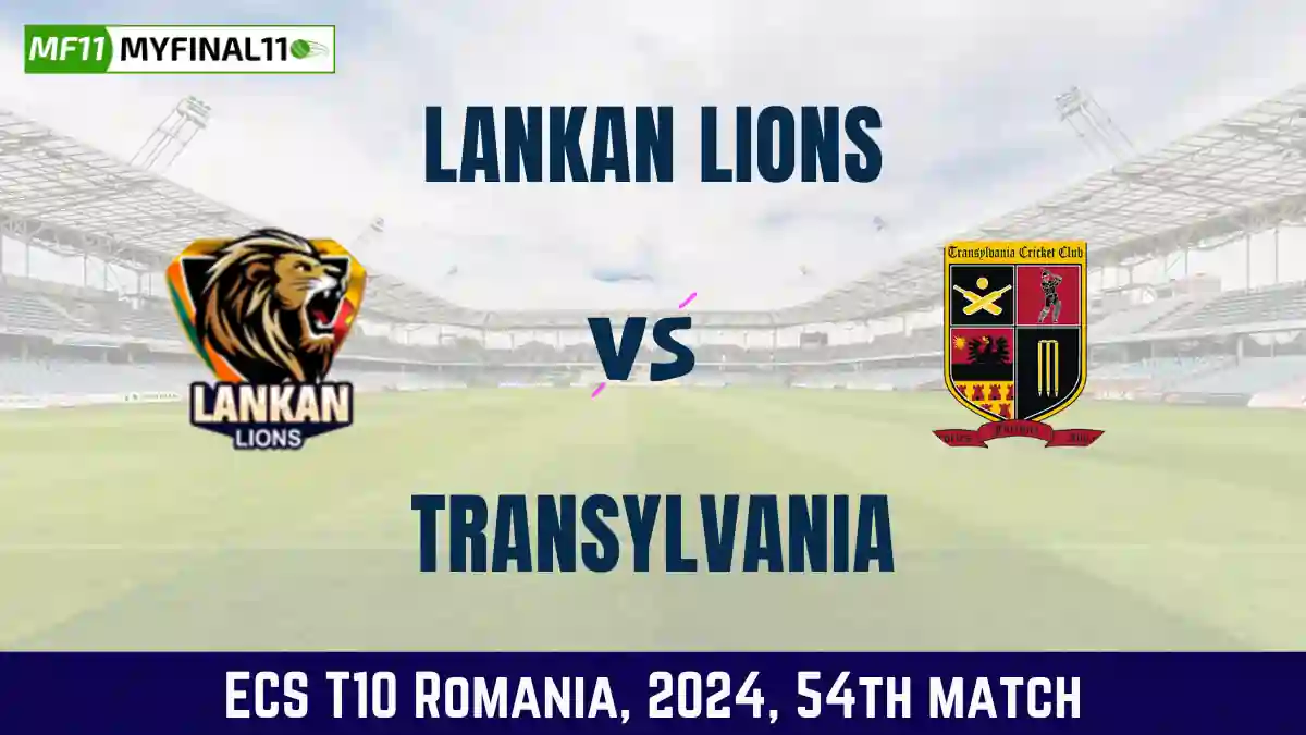 LIO vs TRA Dream11 Prediction Today 54th Match, Pitch Report, and Player Stats, ECS T10 Romania, 2024