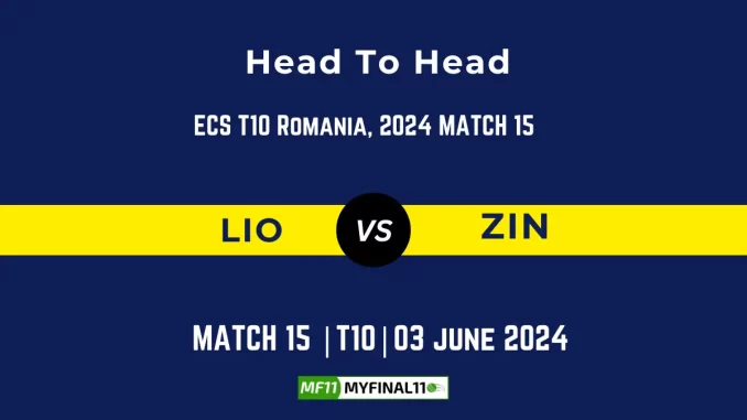 LIO vs ZIN Player Battle, Head to Head Team Stats, Team Record