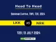 LKK vs NRK Player Battle, Head to Head Team Stats, Team Record