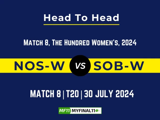 NOS-W vs SOB-W Player Battle, Head to Head Team Stats, Team Record