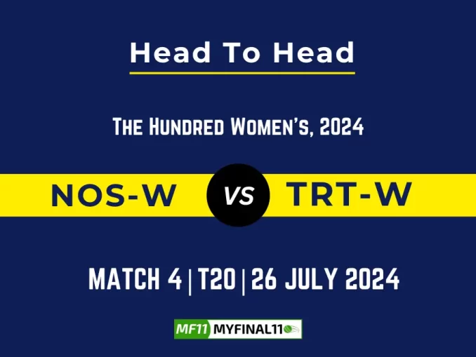 NOS-W vs TRT-W Player Battle, Head to Head Team Stats, Team Record
