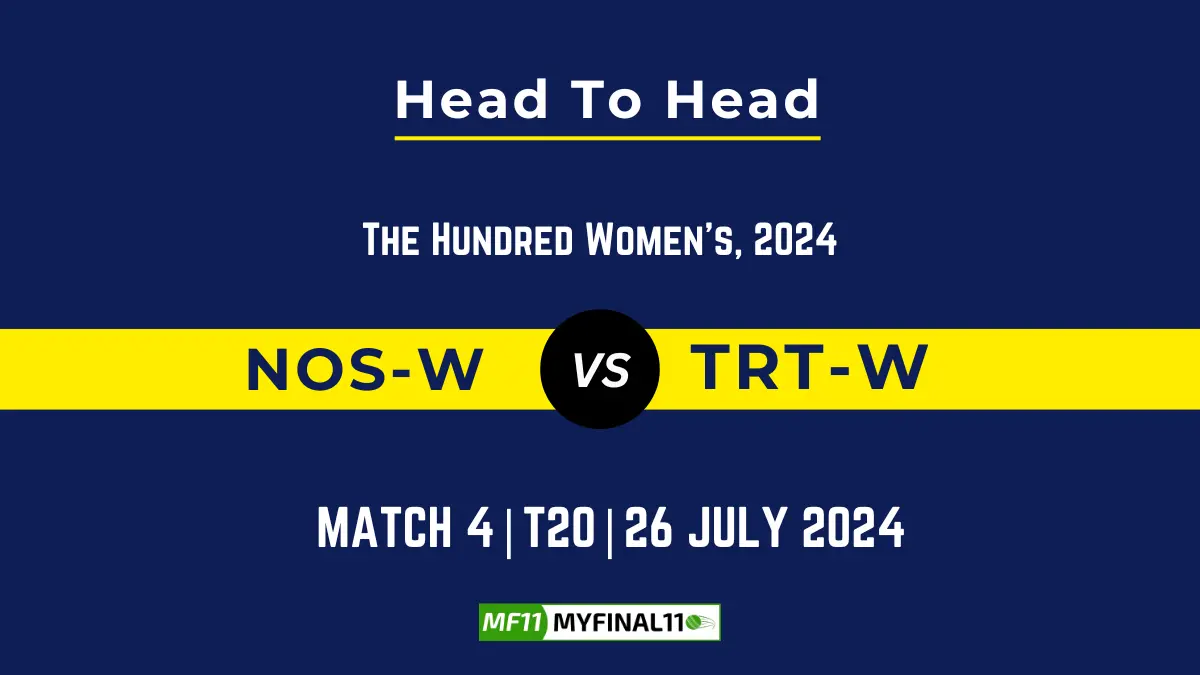 NOS-W vs TRT-W Player Battle, Head to Head Team Stats, Team Record