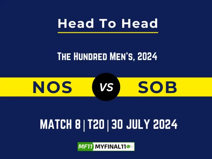 NOS vs SOB Player Battle, Head to Head Team Stats, Team Record