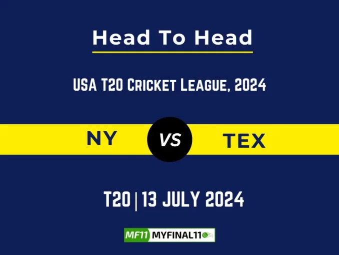 NY vs TEX Player Battle, Head to Head Team Stats, Team Record