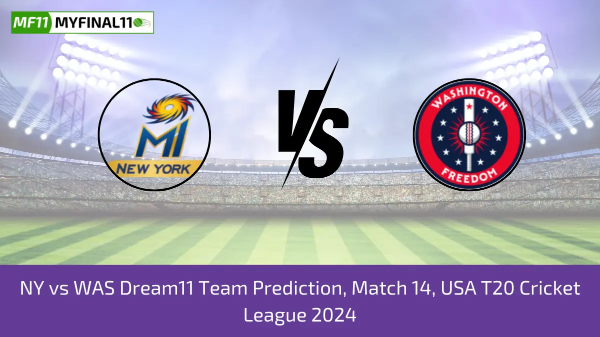 NY vs WAS Dream11 Team Prediction, Match 14, USA T20 Cricket League 2024