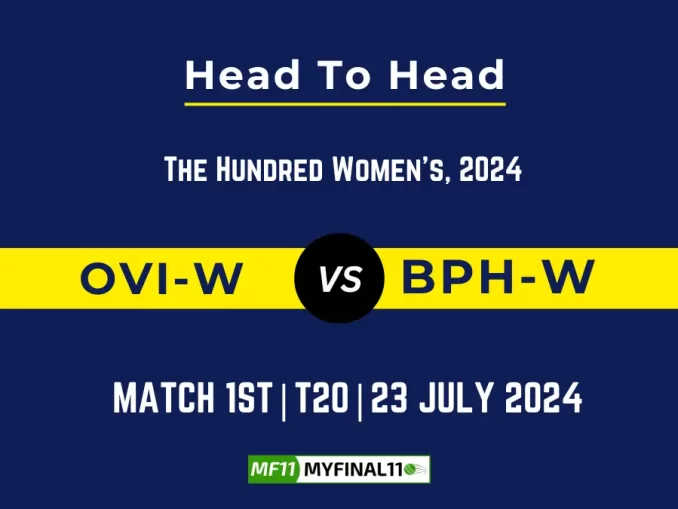 OVI-W vs BPH-W Player Battle, Head to Head Team Stats, Team Record