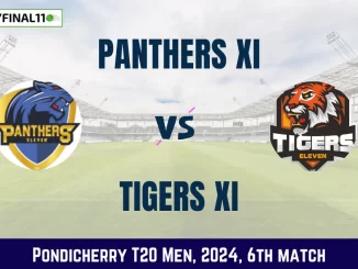 PAN vs TIG Dream11 Prediction Today Match, Pitch Report, and Player Stats, 6th Match, Pondicherry T20 Men, 2024