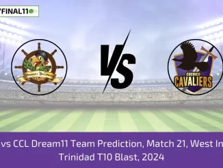 PBC vs CCL Dream11 Team Prediction, Match 21, West Indies Trinidad T10 Blast, 2024