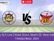 PBC vs SLS Live Cricket Score, Match 20, West Indies T10 Trinidad Blast, 2024