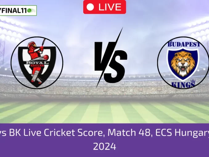 REA vs BK Live Cricket Score, Match 48, ECS Hungary T10, 2024