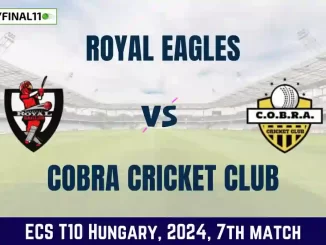 REA vs COB Dream11 Prediction Today 7th Match, Pitch Report, and Player Stats, ECS T10 Hungary, 2024