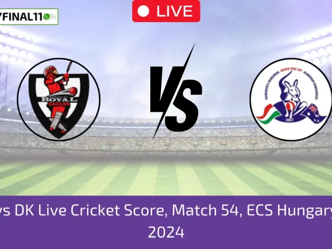 REA vs DK Live Cricket Score, Match 54, ECS Hungary T10, 2024