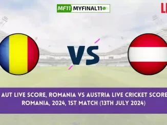 ROM vs AUT Live Score, Scorecard, Romania vs Austria - Match 1, ECI T10 Romania, 2024
