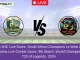 SAC vs WIC Live Score, South Africa Champions vs West Indies Champions Live Cricket Score, 9th Match, World Championship T20 of Legends, 2024