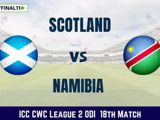 SCO vs NAM Dream11 Prediction & Match Details