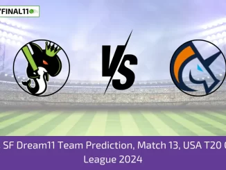 SEA vs SF Dream11 Team Prediction, Match 13, USA T20 Cricket League 2024 (1)