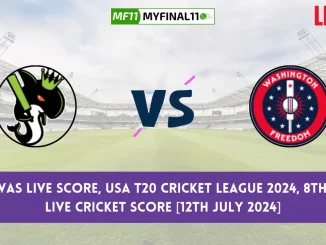 SEA vs WAS Live Score, USA T20 Cricket League 2024, 8th Match, Live Cricket Score [12th July 2024]