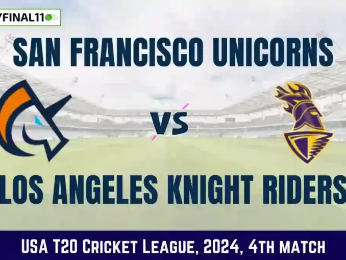 SF vs LAS Dream11 Prediction Today 4th Match, USA T20 Pitch Report, and Player Stats 2024